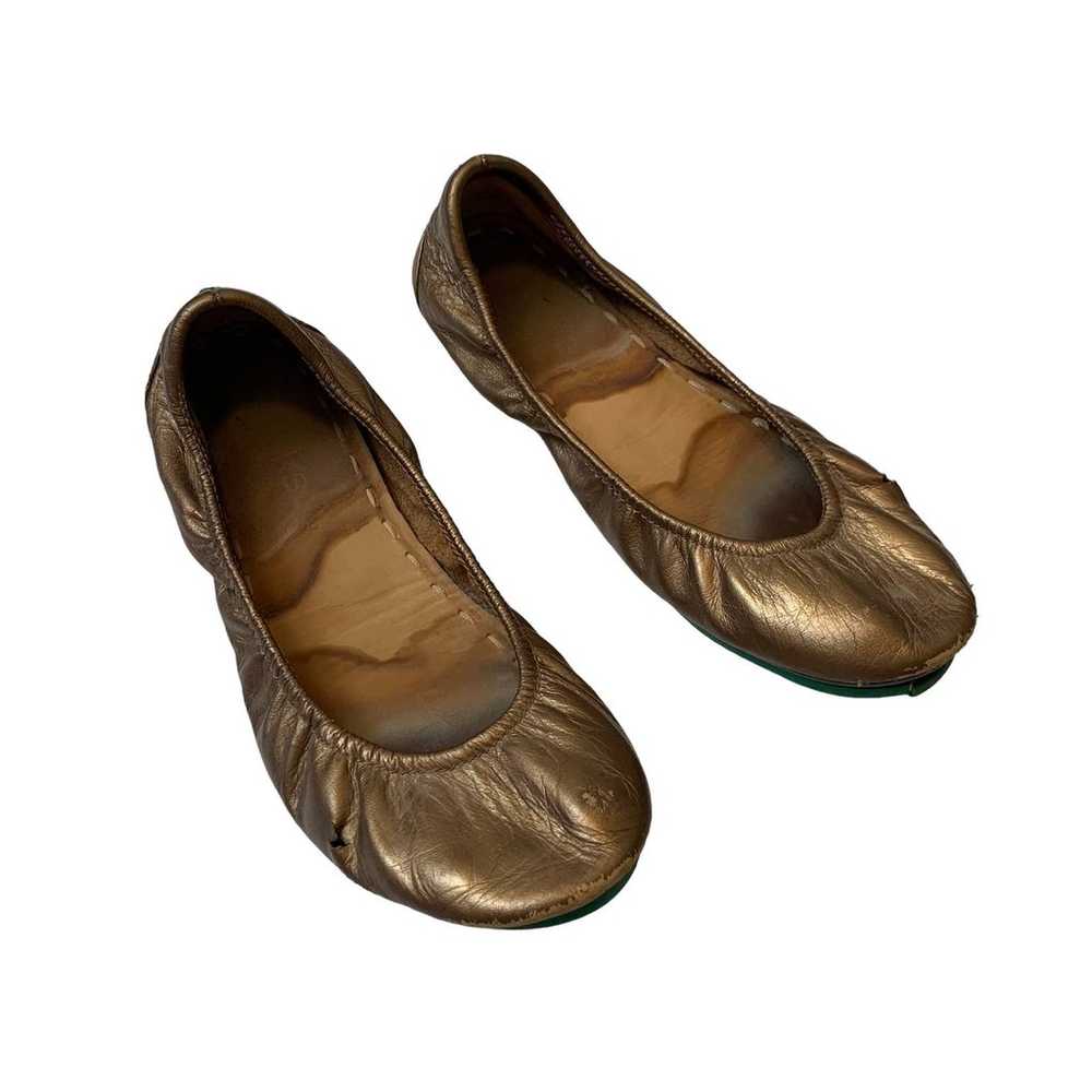 Tieks Womens Flats Metallic Bronze Ballet Flats S… - image 1