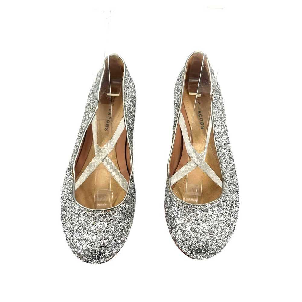 Marc Jacobs Glitter Accents Ballet Flats in gold/… - image 2