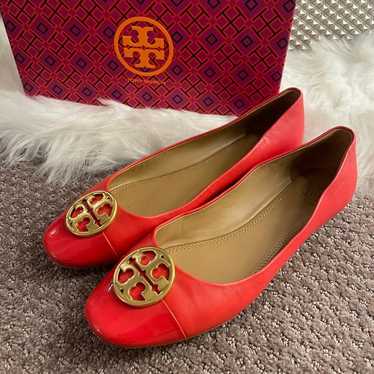 Tory Burch Flats Poppy Orange