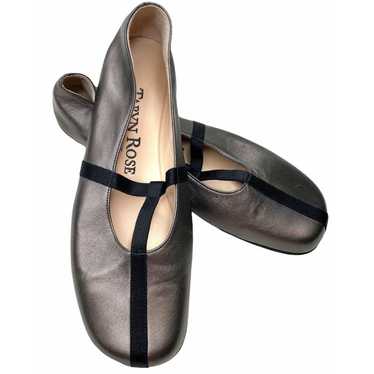 Taryn Rose Slip On Women’s Metallic Taupe Color S… - image 1