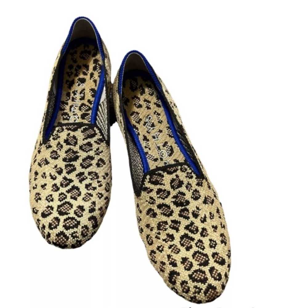 Rothy's Leopard Animal Print Loafer Size 6 - image 2