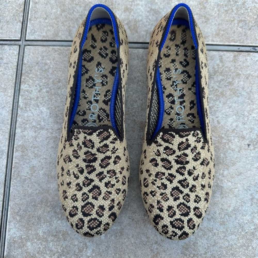 Rothy's Leopard Animal Print Loafer Size 6 - image 4