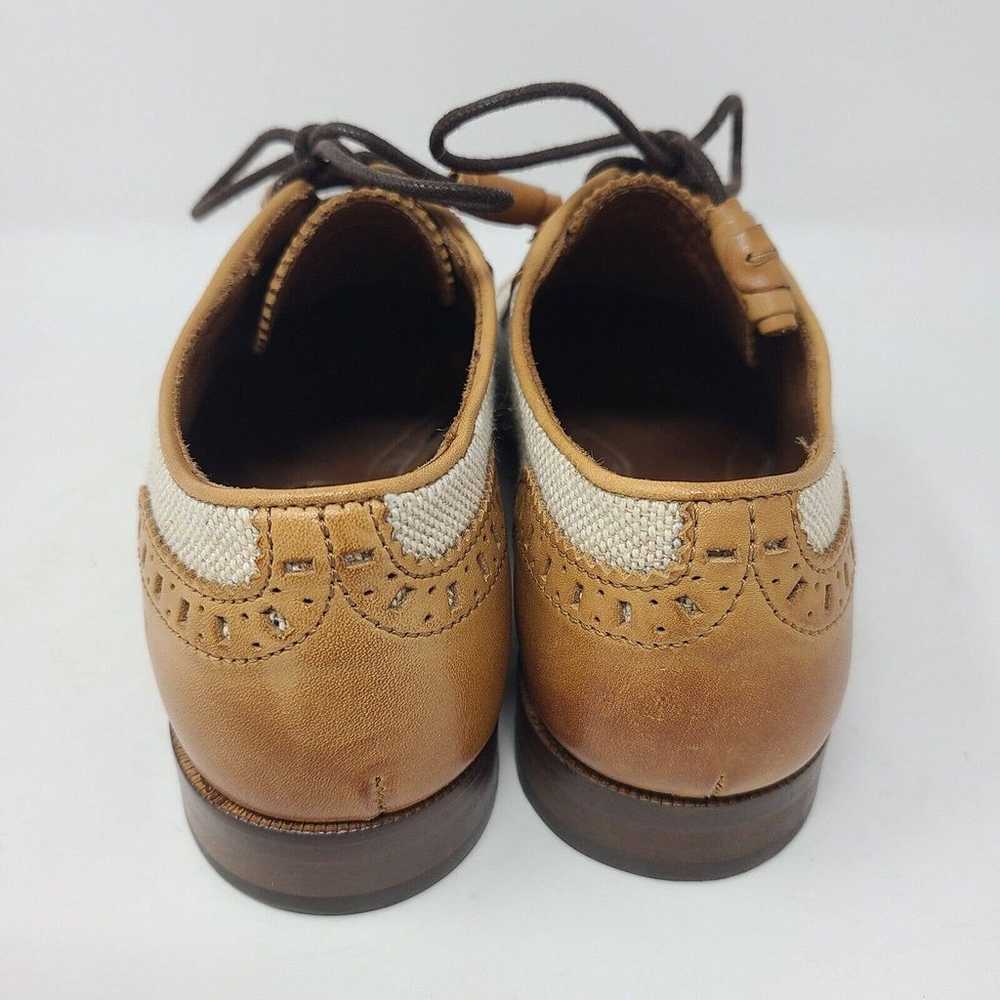 Massimo Dutti Women Lace Up Derby Brown Leather C… - image 4