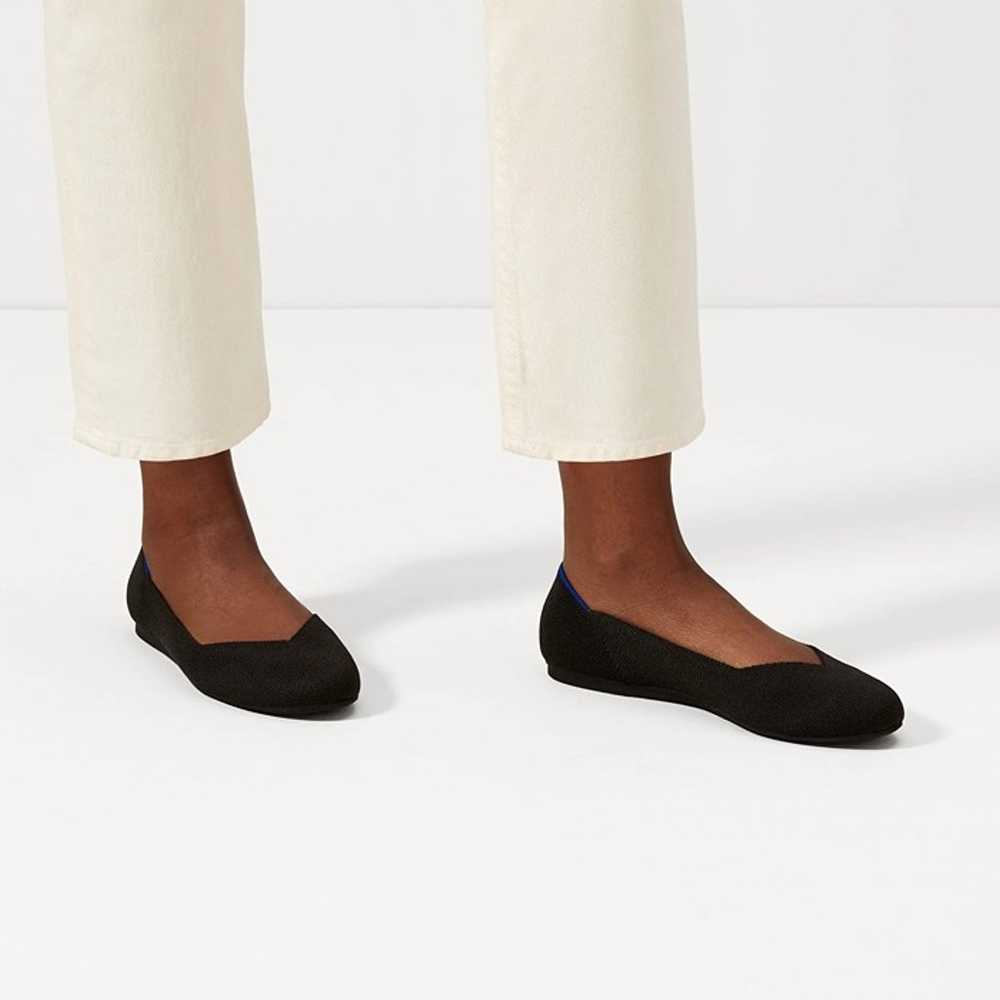 Rothy's Solid Black Classic Ballet Flats 10 - image 2