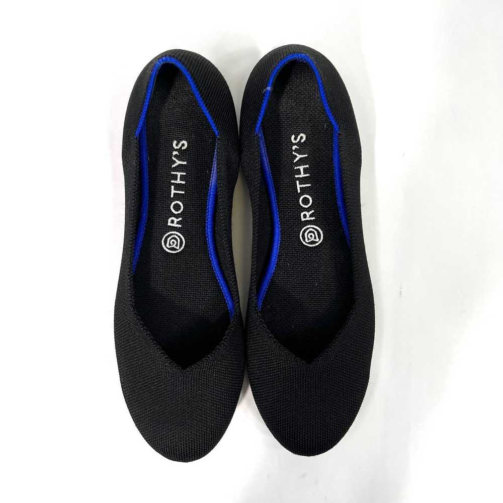 Rothy's Solid Black Classic Ballet Flats 10 - image 4