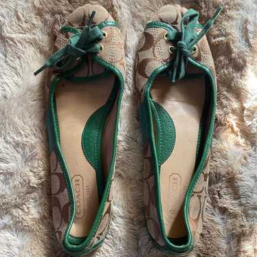 Authentic Coach Ballet Flats