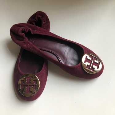 Tory Burch Reva flats 5.5 Burgundy