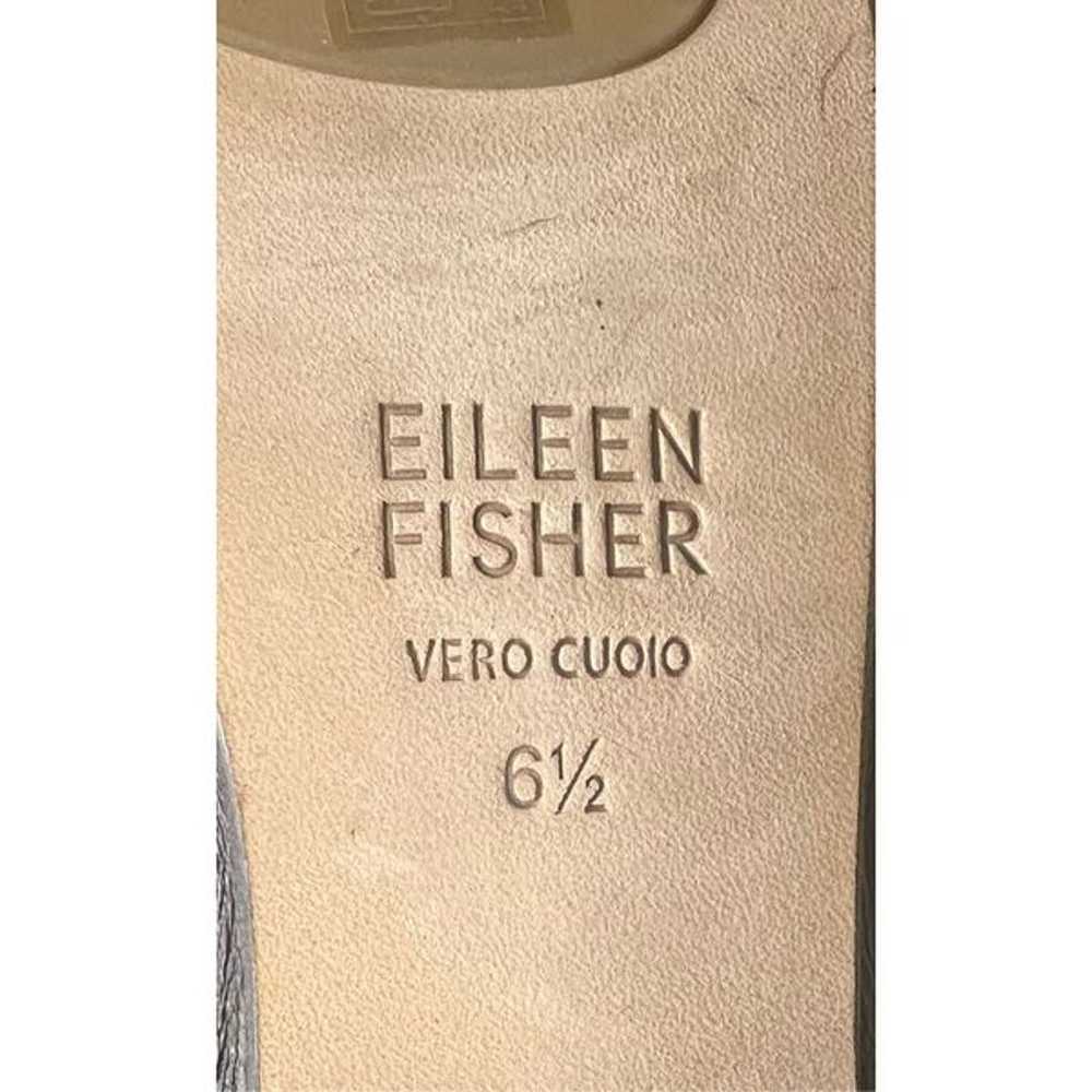 Eileen Fisher Selle Black Flat NWOB Size 6 1/2 - image 10
