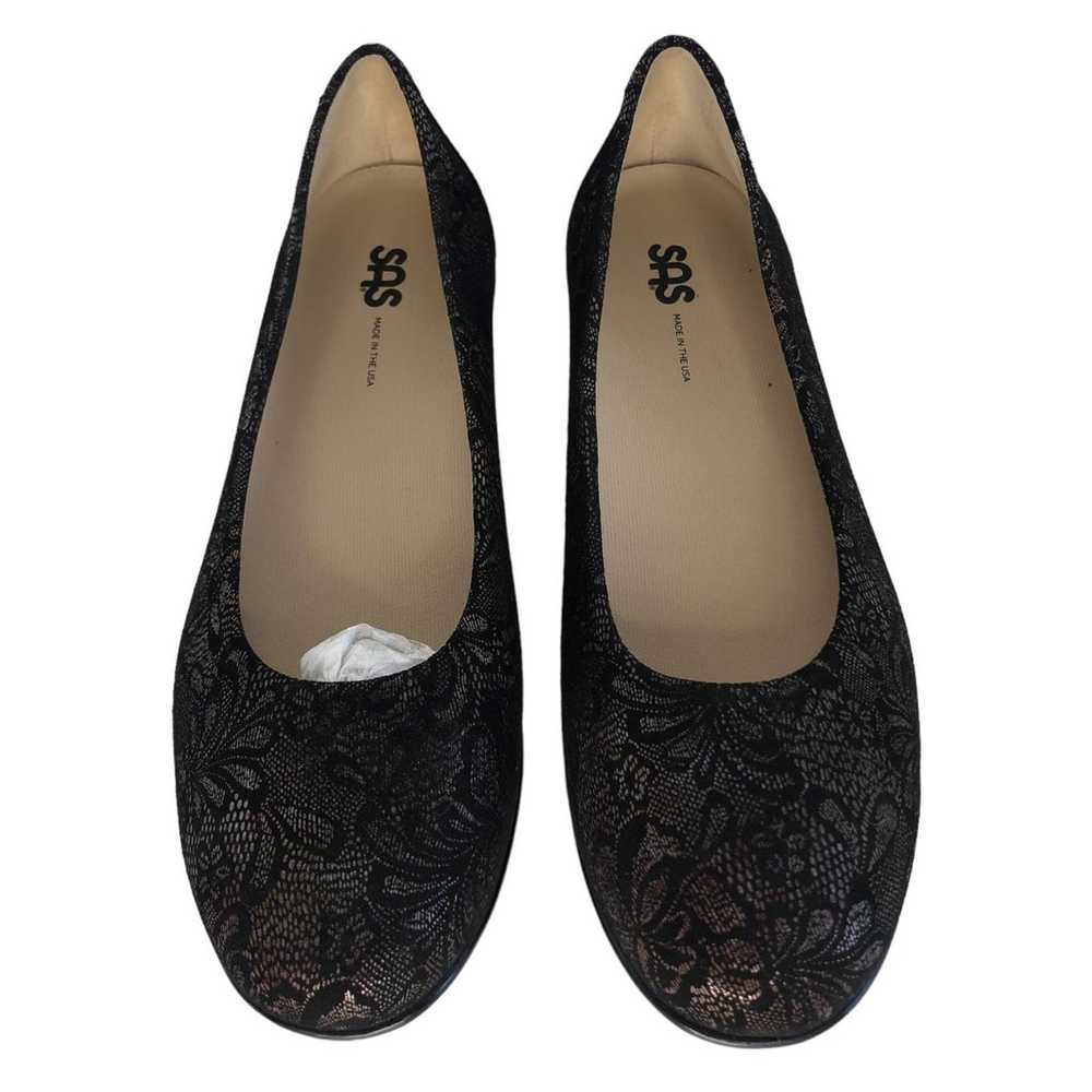 NEW SAS Scenic Lace Leather Ballet Flats - image 6