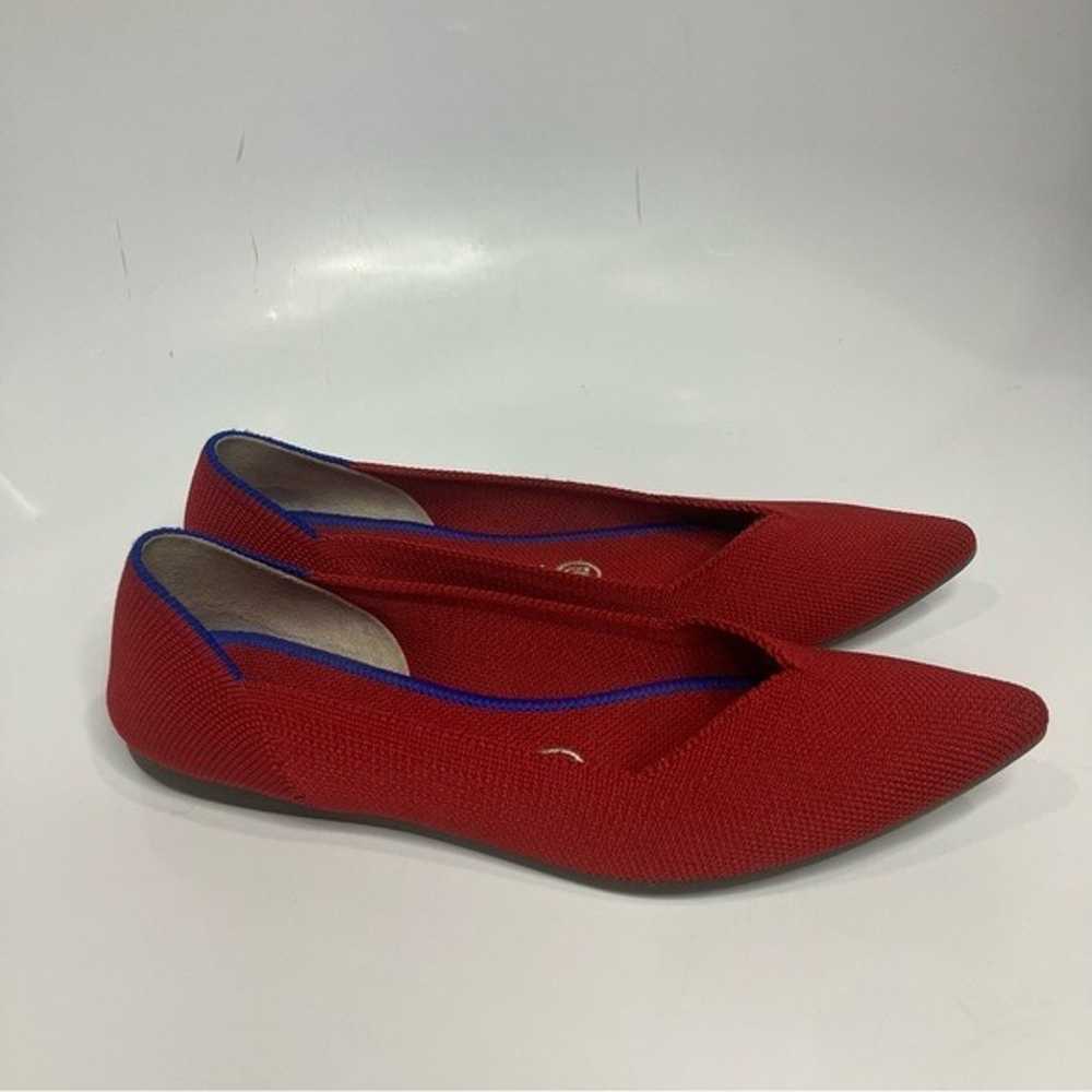 Rothy’s The Point Chili red flats size 6.5 - image 2