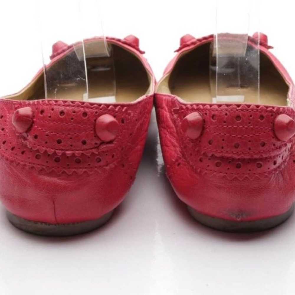 Balenciaga Leather Flats Pink Size 37.5 - image 4