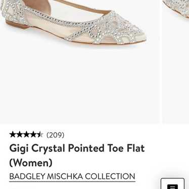 Badgley Mischa Gigi Crystal Flats - image 1