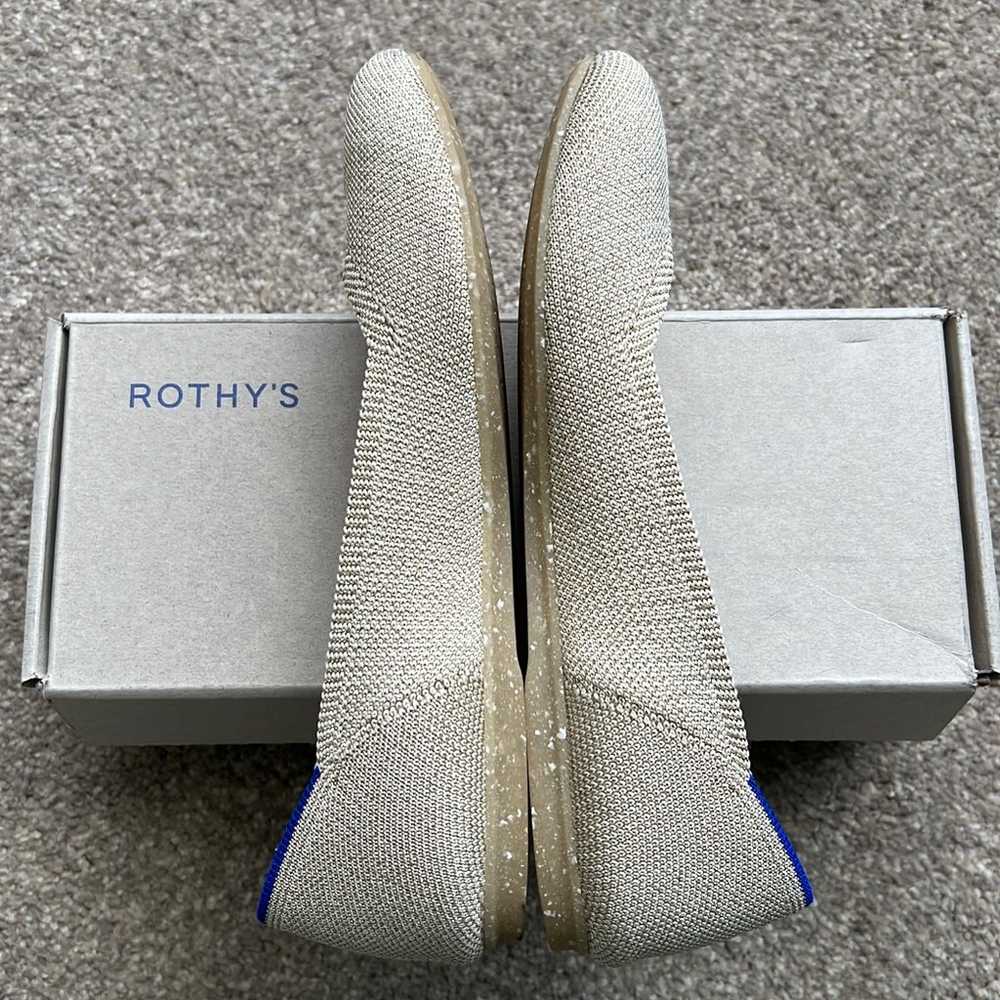 Rothy’s The Flat Platinum Metallic 6.5 - image 8