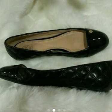 Black Tory Burch quilted flats authentic