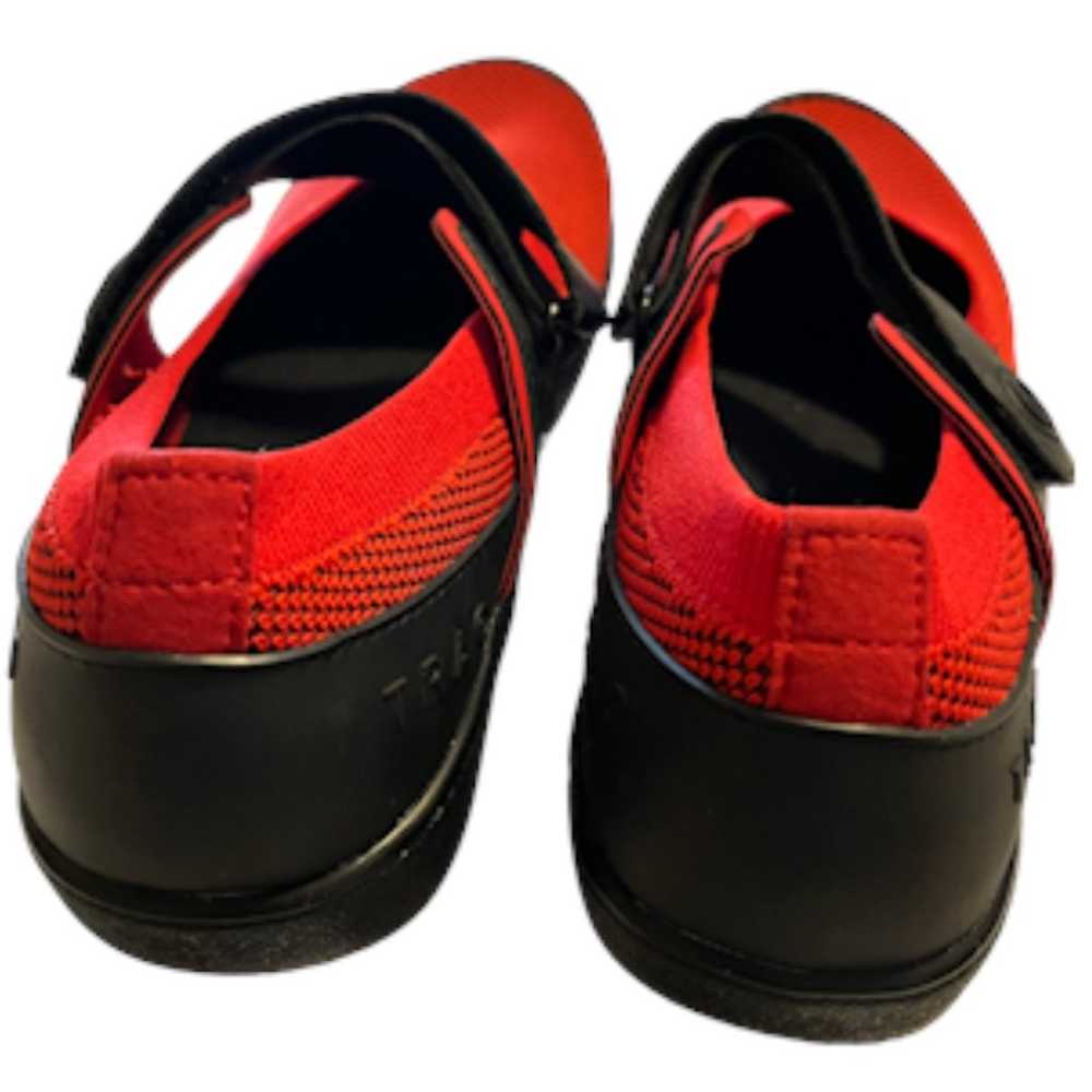 TRAQ By Alegria Qutie Mary Jane Flat In Red/Black… - image 8