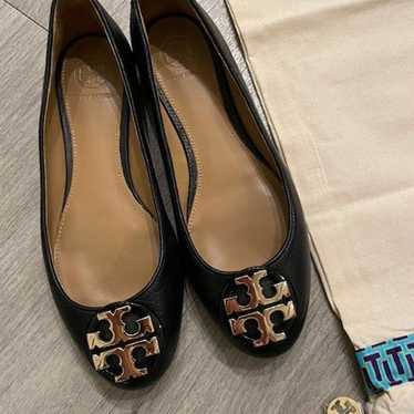 Tory Burch black ballet flats. Size 6. $139. - image 1