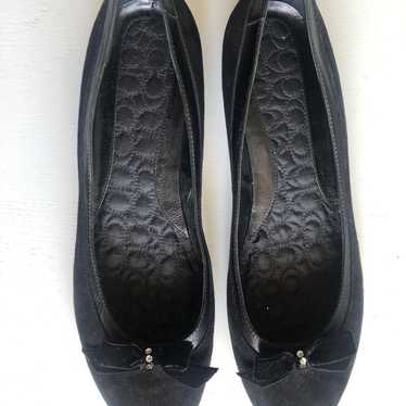 COACH suede flats size 11