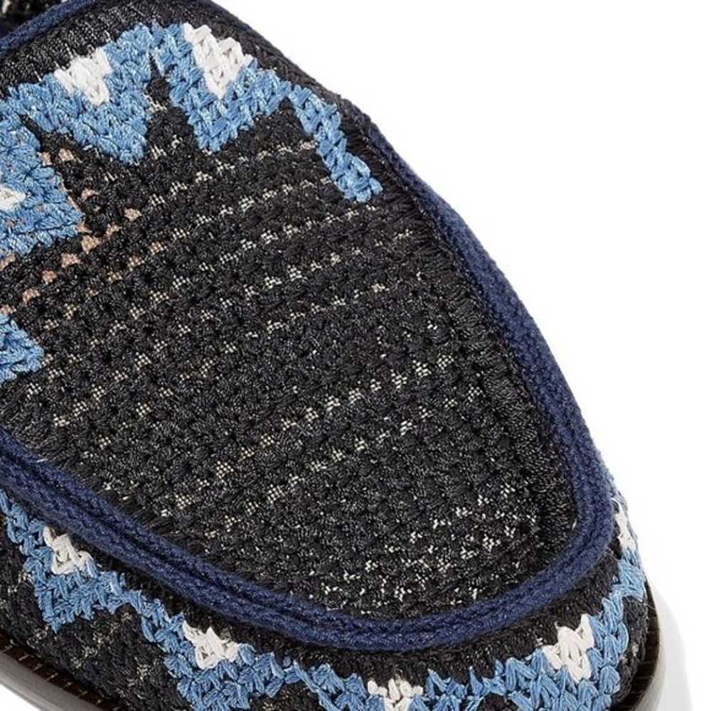 Tabitha Simmons Blakie Sol Blue-Multi Crocheted S… - image 4