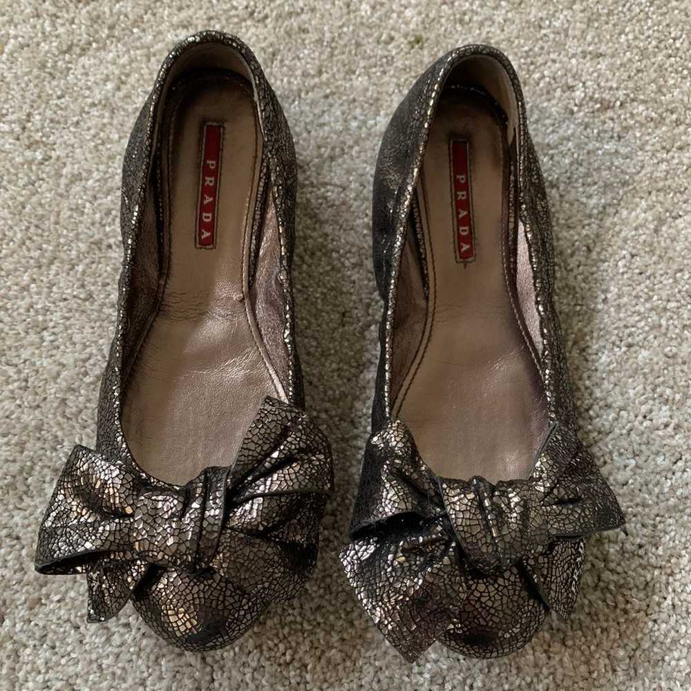 Prada Bow Ballerina Flats - image 1