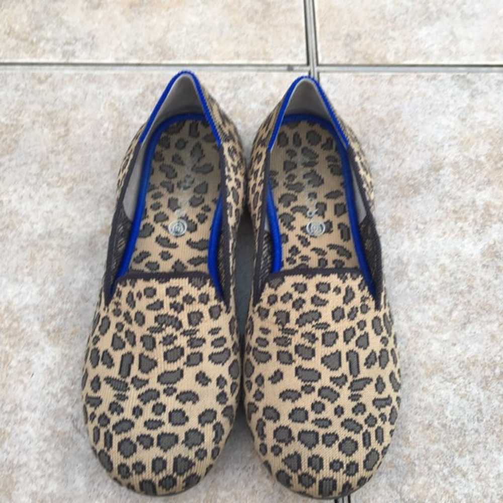 Rothy’s spotted leopard animal print fla - image 2