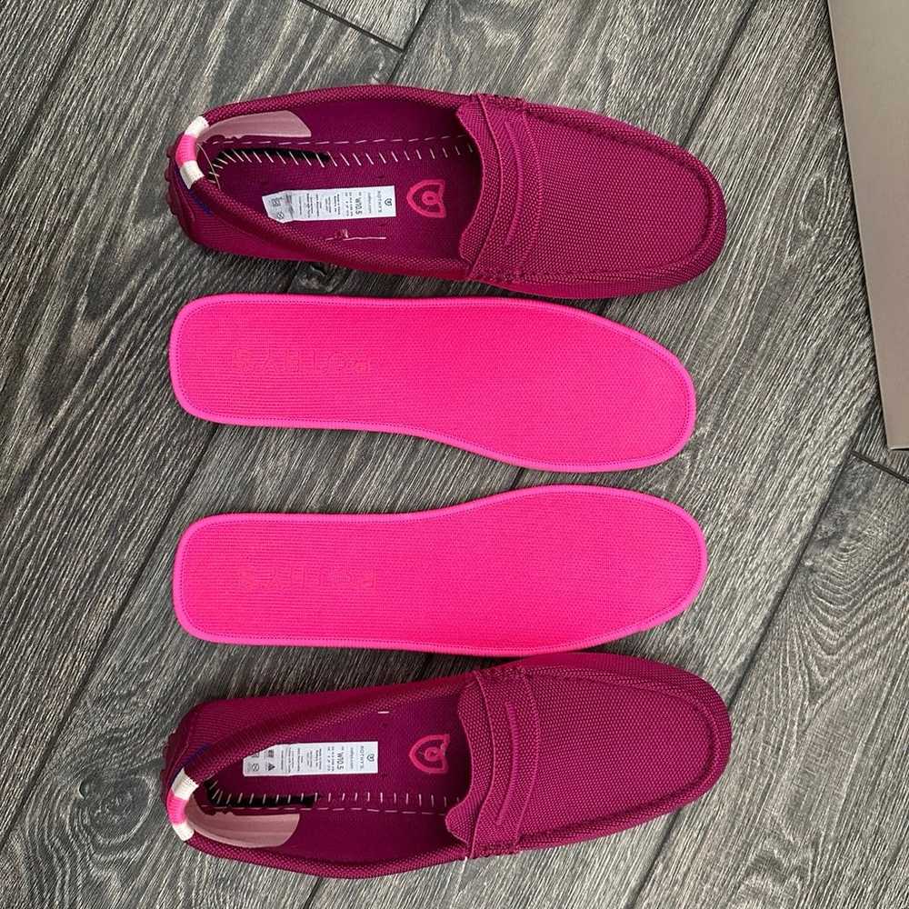 Rothy’s driving loafers Raspberry 10.5 - image 5