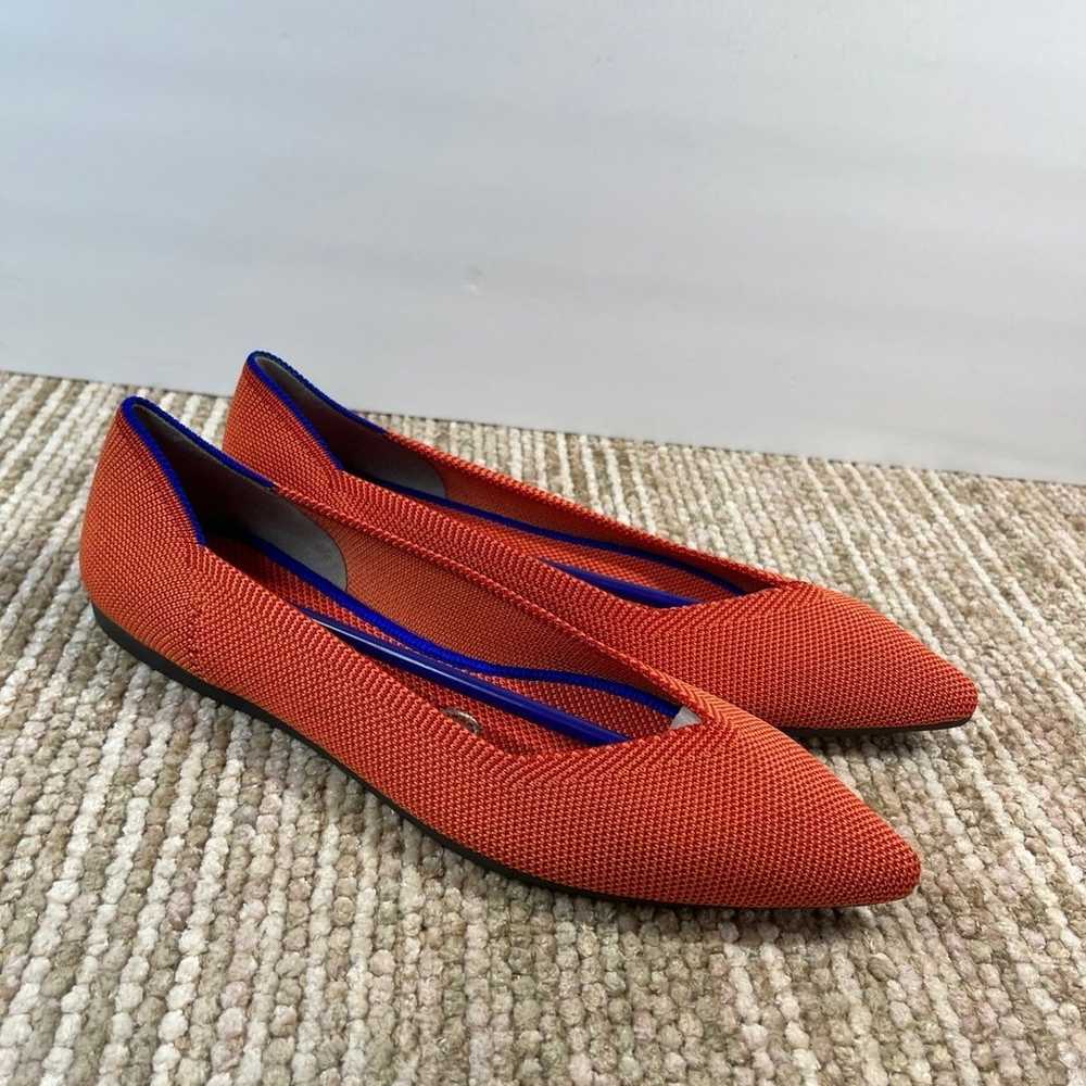 Rothy's the point persimmon flats Wo’s sz 7 - image 2