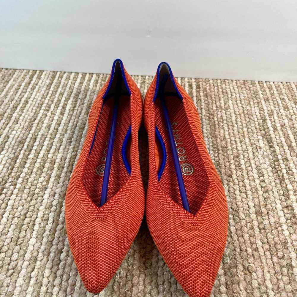 Rothy's the point persimmon flats Wo’s sz 7 - image 3