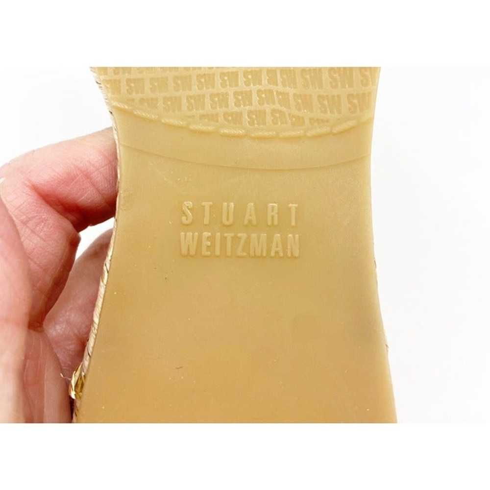 STUART WEITZMAN Armor Flat Sandal with Silver Mes… - image 7