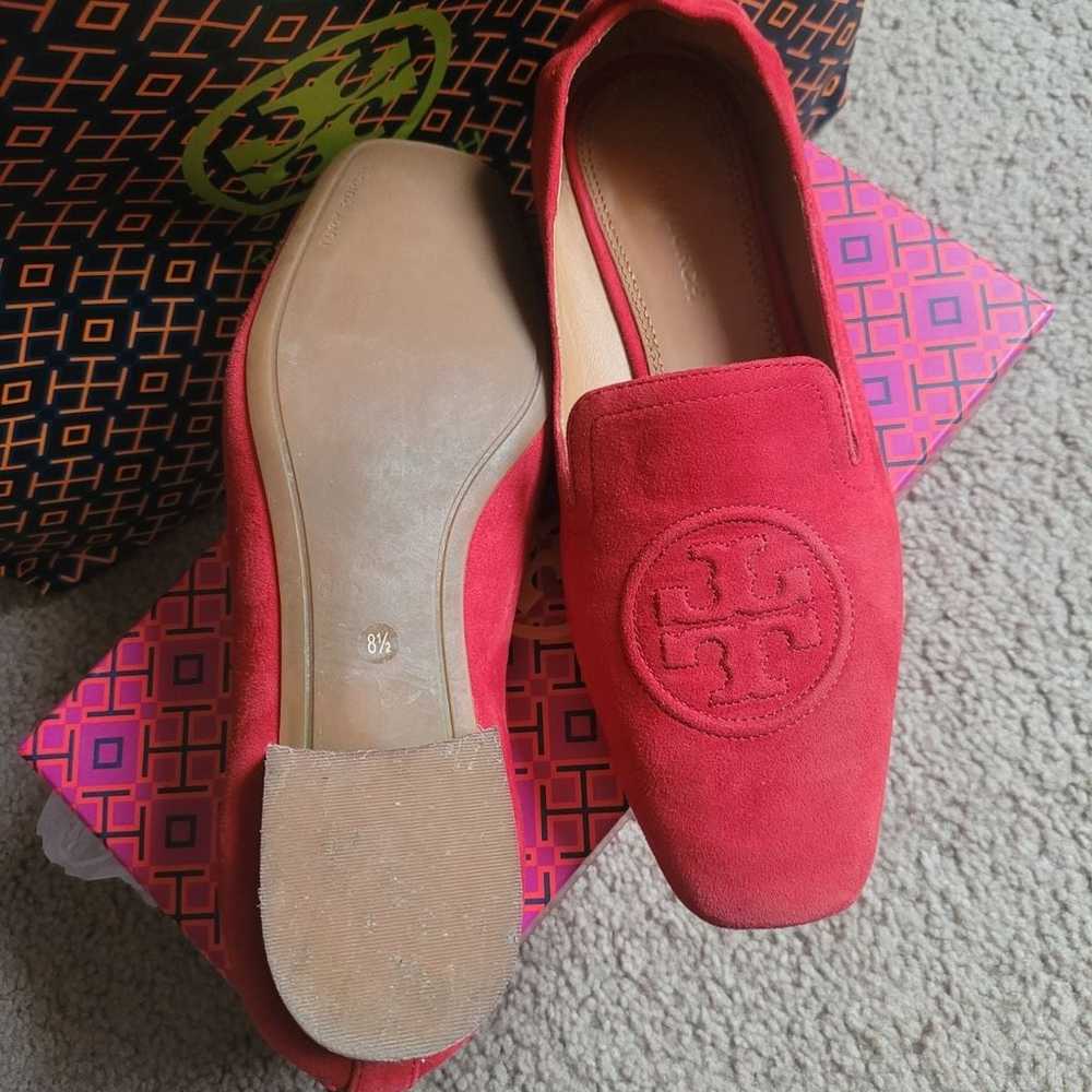 Tory Burch Red Fabric Flats - image 2
