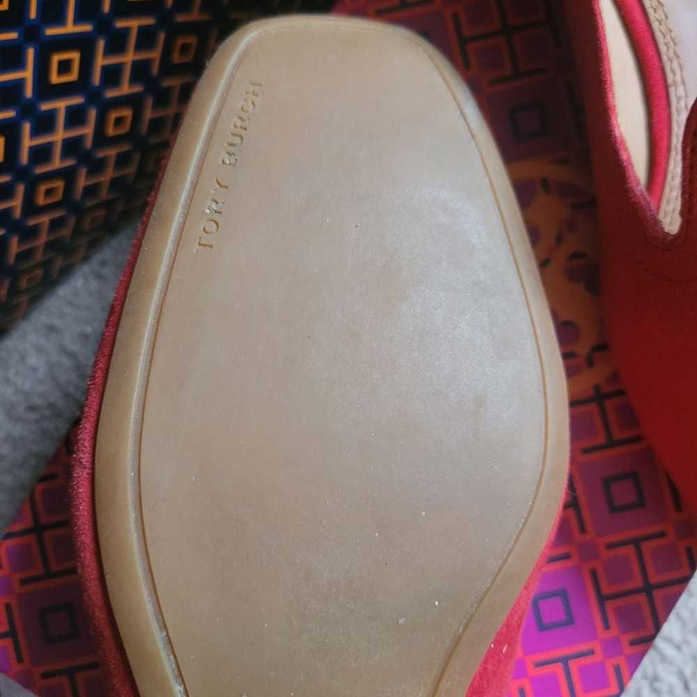 Tory Burch Red Fabric Flats - image 3