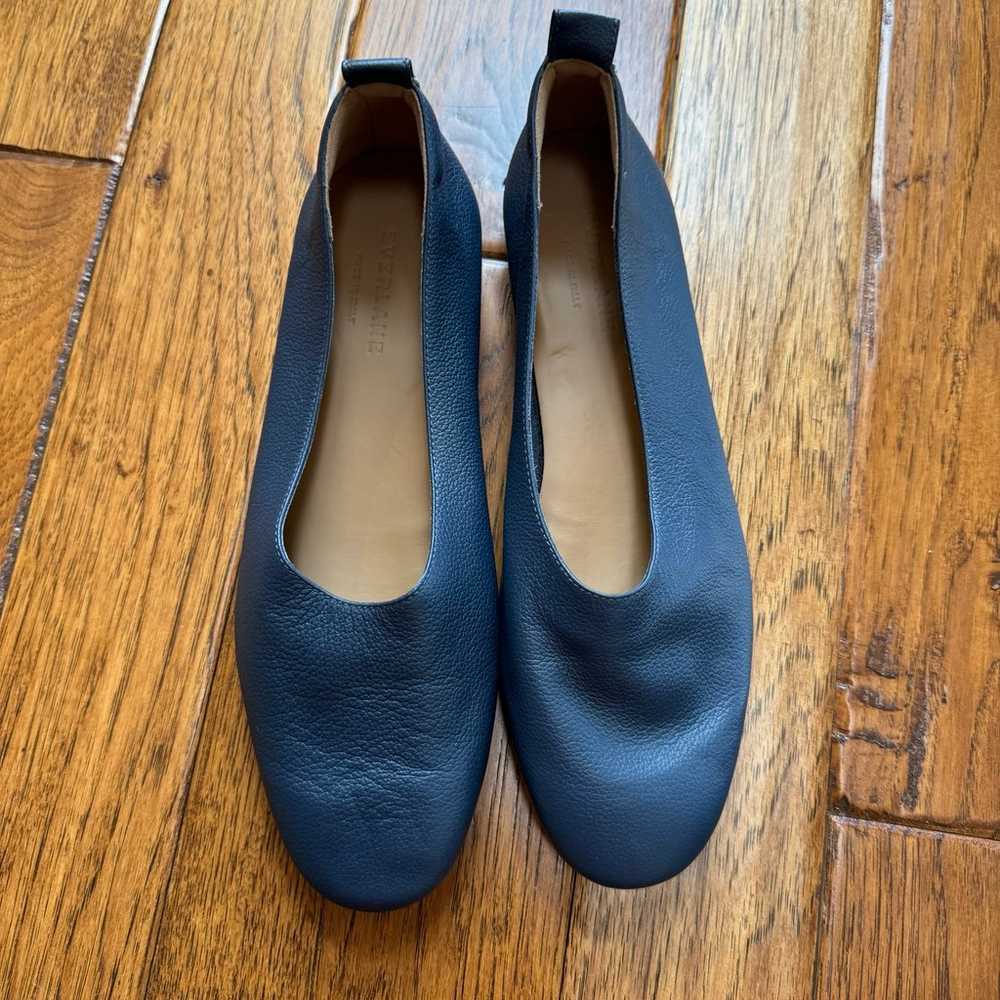 Everlane | Navy blue slip on loafers / ballet sho… - image 2