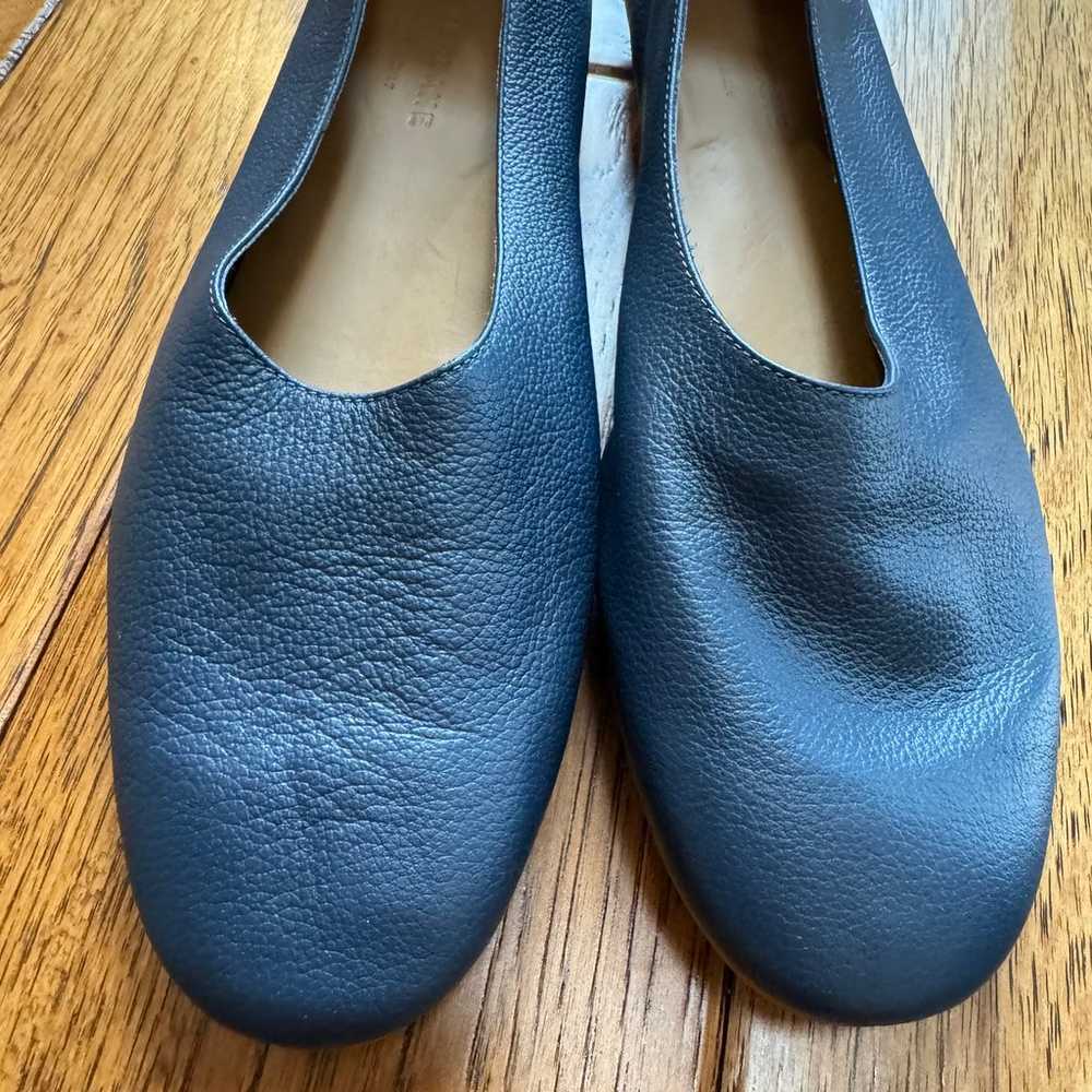 Everlane | Navy blue slip on loafers / ballet sho… - image 3