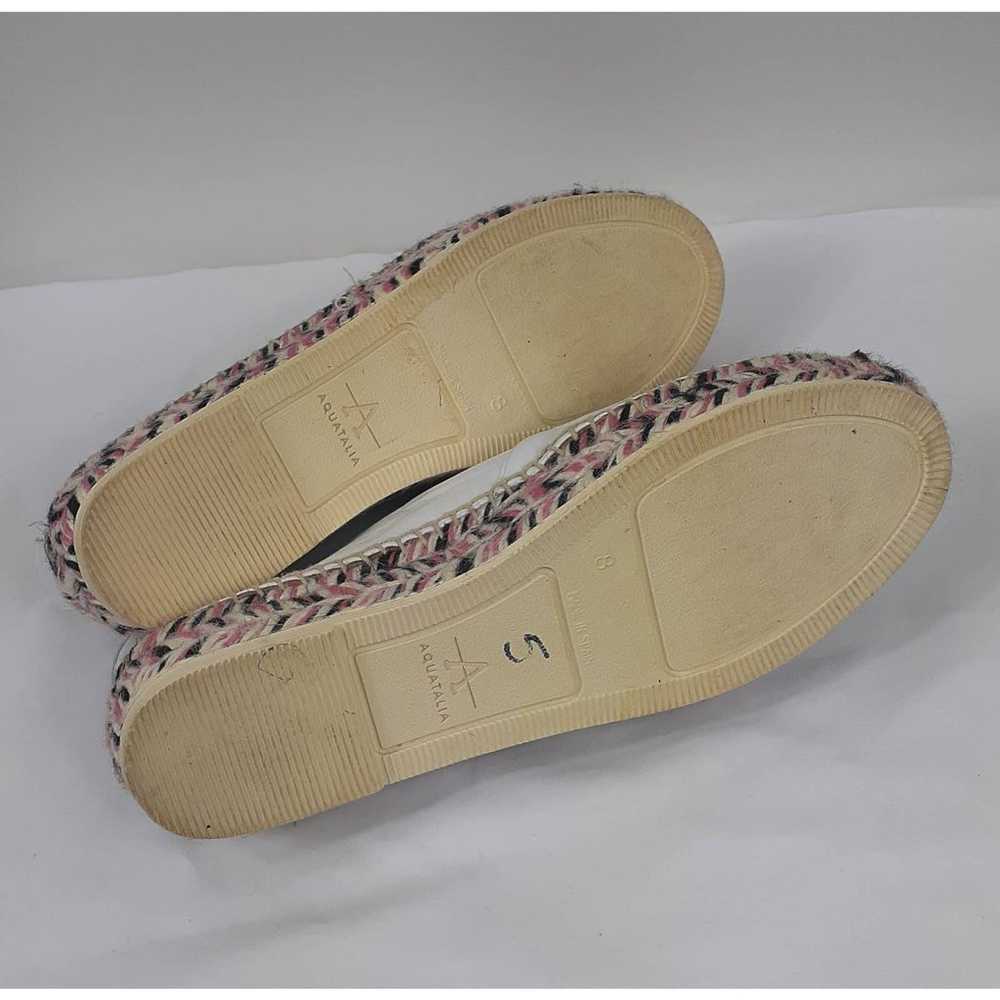 Aquatalia White Leather Espadrilles - image 3