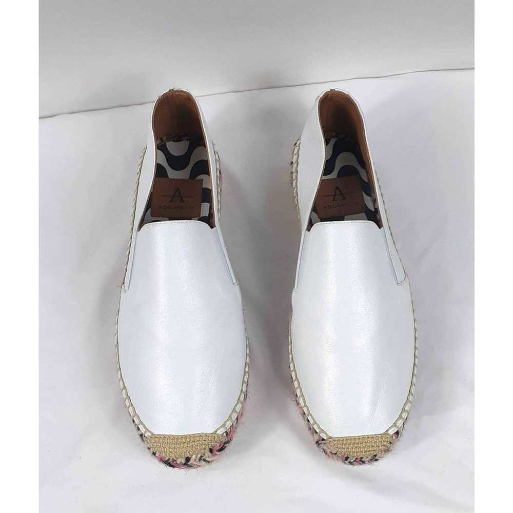 Aquatalia White Leather Espadrilles - image 6