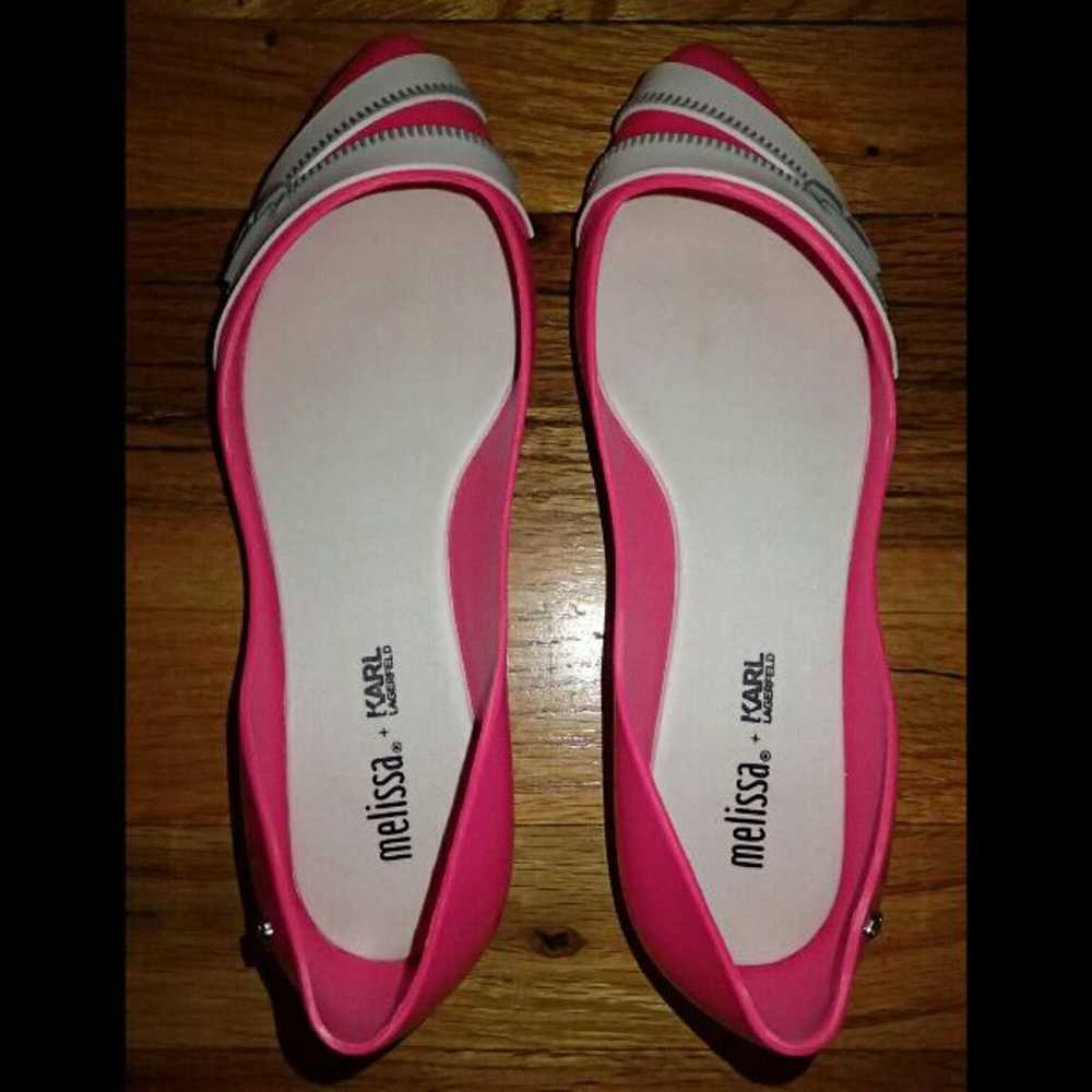 Melissa 6 Pink Zipper Shoes - image 3