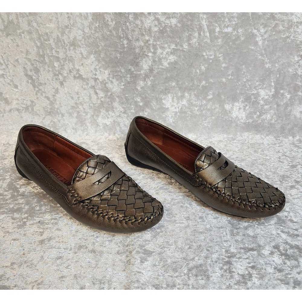 Robert Zur Womens Petra Bronze Loafers-Size 7 AAAA - image 4