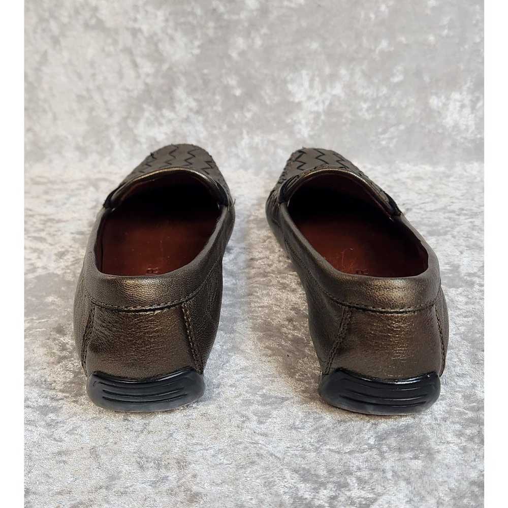 Robert Zur Womens Petra Bronze Loafers-Size 7 AAAA - image 7