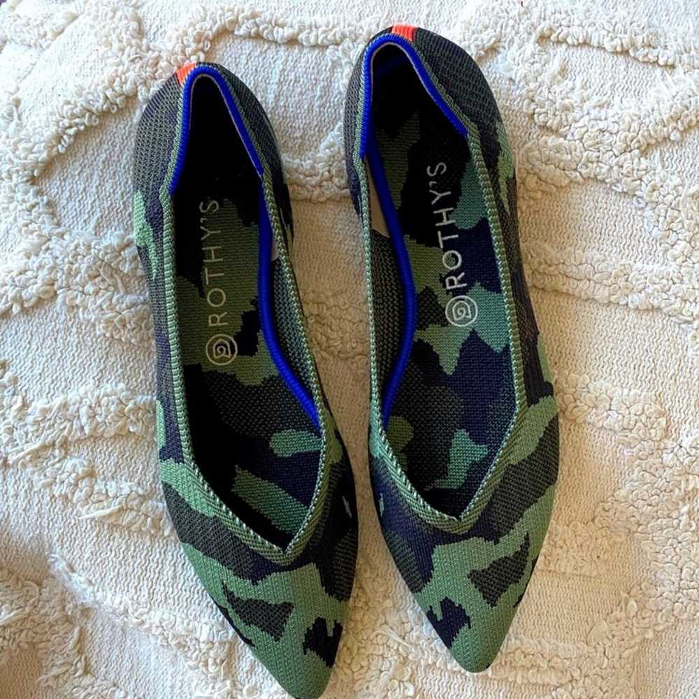 Rothys Green Camo Points - image 1