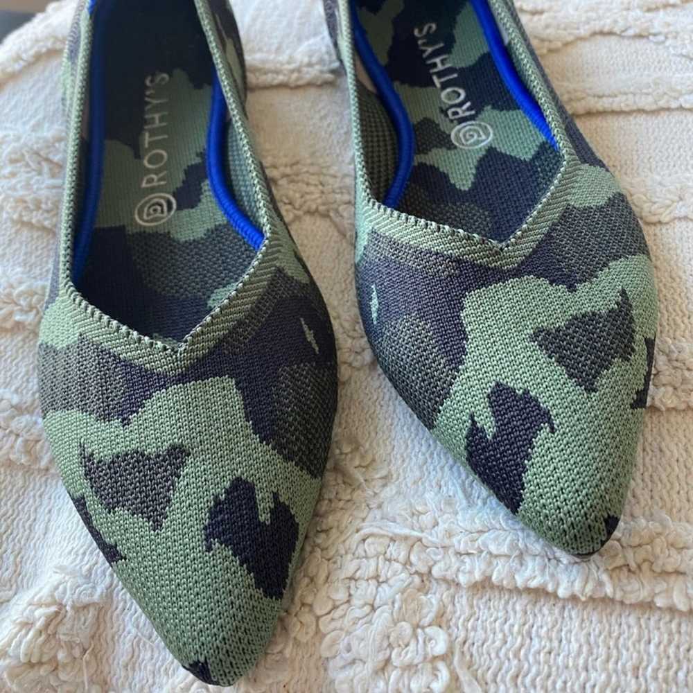 Rothys Green Camo Points - image 4