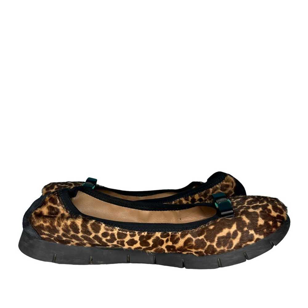 Salvatore Ferragamo My Joy Leopard Print Flats Ca… - image 4