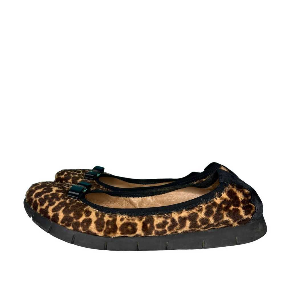 Salvatore Ferragamo My Joy Leopard Print Flats Ca… - image 8