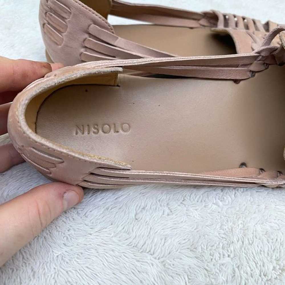 Nisolo Desert Rose Nude Huarache Leather Sandal - image 7