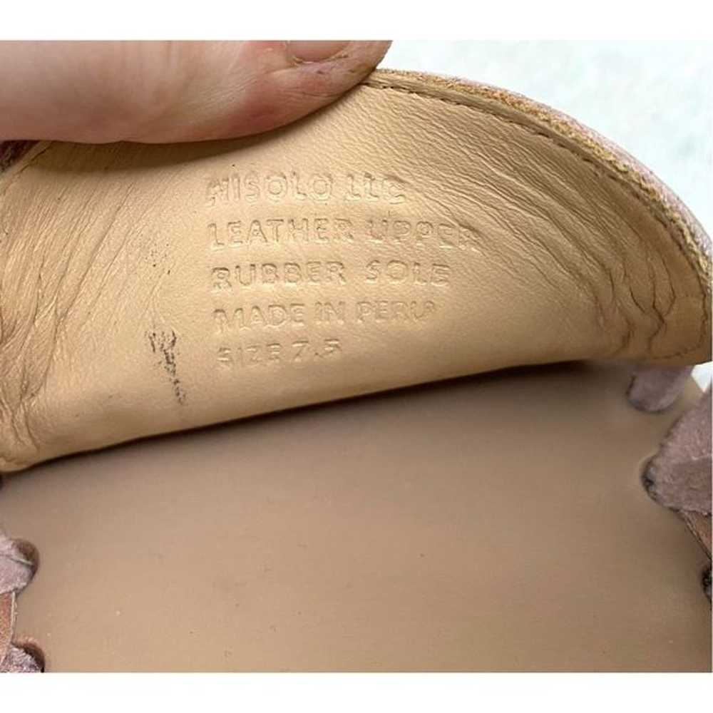 Nisolo Desert Rose Nude Huarache Leather Sandal - image 8