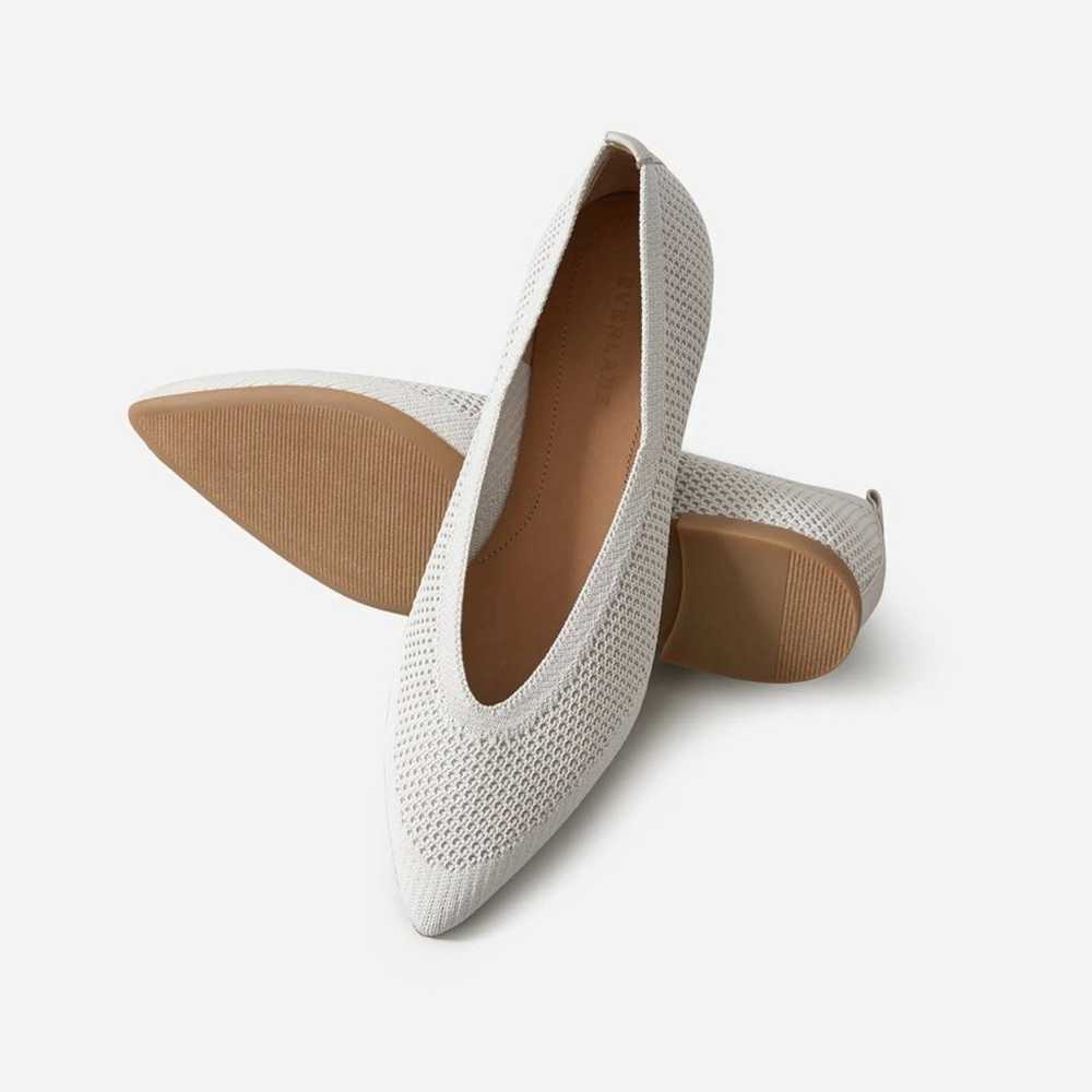 Everlane The 40-Hour Flats Shoee  in ReKnit Light… - image 2