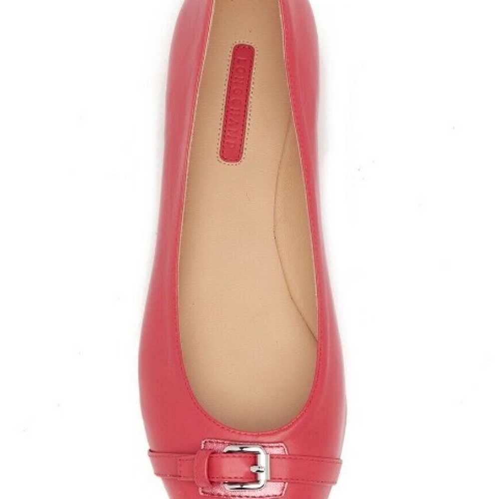 Longchamp Ballerina Pink Buckle Flats 37 - image 6