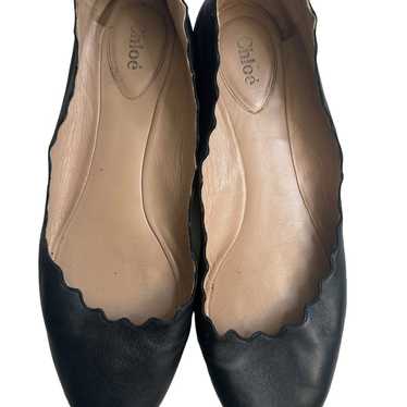 Chloé Lauren leather ballet flats size 40.5 - image 1