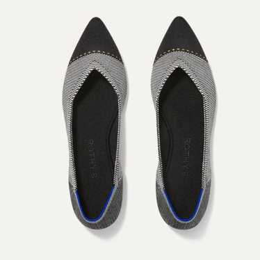 Rothy's The Point Gray Mist Cap-toe Ballet Flat - image 1