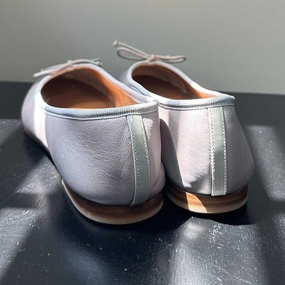 Margaux Demi Ballet Flat Dove Gray Leather EU 42W… - image 2