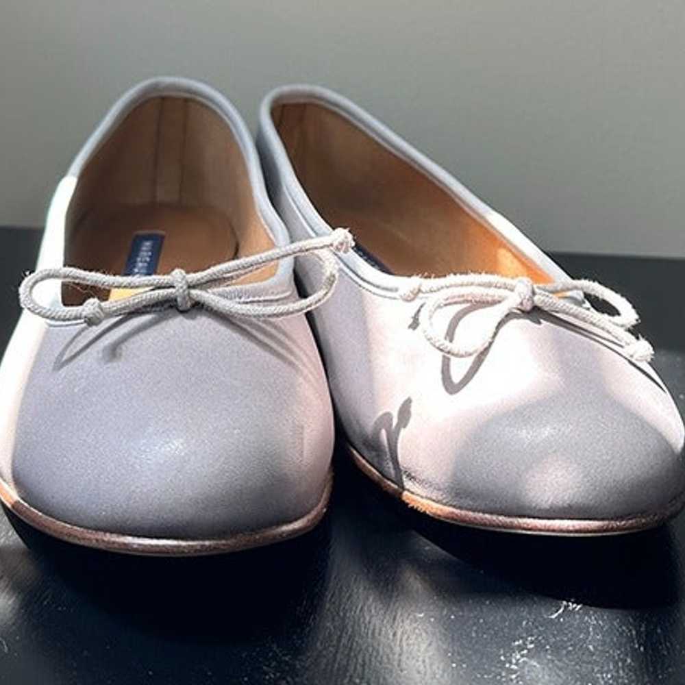 Margaux Demi Ballet Flat Dove Gray Leather EU 42W… - image 4