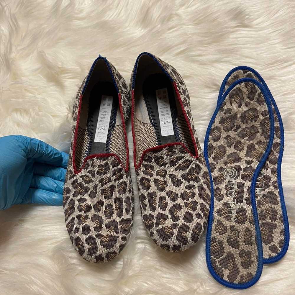 Rothys Mocha Spot Loafers Leopard Cheetah Print F… - image 9